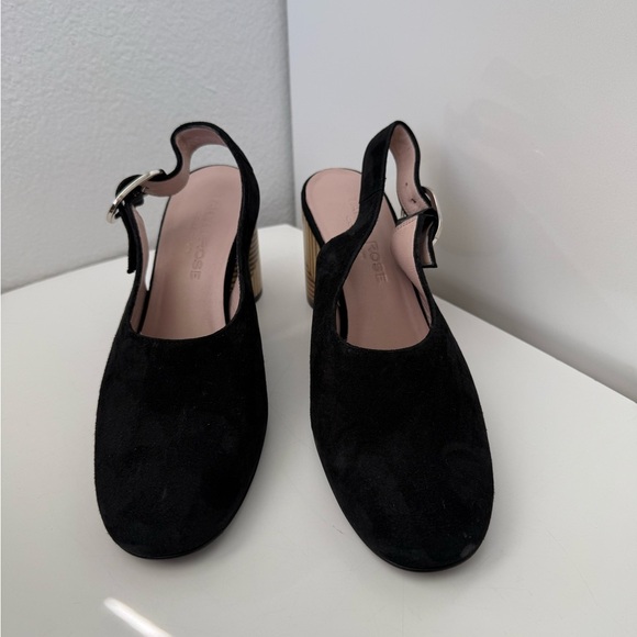 NWOT Taryn Rose  Black Leather  Slingback Women's Shoes size 8 - Picture 2 of 5